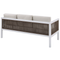 Beliani BORELLO - Lounge set for 5 - White - Aluminum