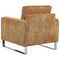 Beliani VIND - Armchair - Brown - Corduroy