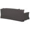Beliani GILJA bezug - Cover for sofa - Gray - 212 cm - Polyester