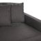 Beliani GILJA bezug - Cover for sofa - Gray - 212 cm - Polyester