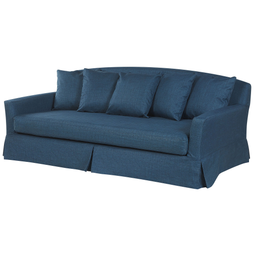 Beliani GILJA - Three-seater sofa - Blue - Polyester