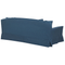 Beliani GILJA - Three-seater sofa - Blue - Polyester