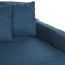 Beliani GILJA - Three-seater sofa - Blue - Polyester