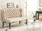 Beliani TORSBY - Two-seater sofa - Beige - Polyester