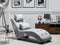 Beliani SIMORRE - Chaise longue - Gray - Universal - Velvet