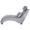 Beliani SIMORRE - Chaise longue - Gray - Universal - Velvet