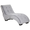 Beliani SIMORRE - Chaise longue - Gray - Universal - Velvet
