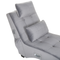 Beliani SIMORRE - Chaise longue - Gray - Universal - Velvet