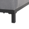 Beliani ROVIGO - Lounge set for 5 - Gray/Black - Polyester