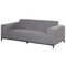 Beliani ROVIGO - Lounge set for 5 - Gray/Black - Polyester