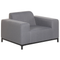 Beliani ROVIGO - Lounge set for 5 - Gray/Black - Polyester
