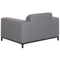 Beliani ROVIGO - Lounge set for 5 - Gray/Black - Polyester