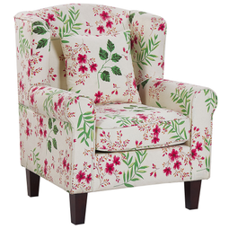 Beliani HAMAR - Armchair - Beige - Polyester