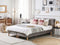 Beliani MARQUISE - Double box spring - Gray - 180 x 200 cm - Velvet