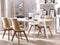 Beliani CALGARY - Dining room chair - Beige - Polyester