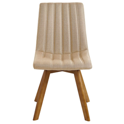 Beliani CALGARY - Dining room chair - Beige - Polyester