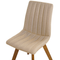 Beliani CALGARY - Dining room chair - Beige - Polyester