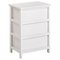 Beliani LUCKY - Bedside table - White - Paulownia wood