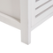 Beliani LUCKY - Bedside table - White - Paulownia wood