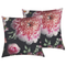 Beliani HEDERA - Decorative cushion set of 2 - Black - 45 x 45 cm - Polyester