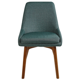 Beliani MELFORT - Dining room chair - Green - Polyester