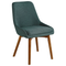 Beliani MELFORT - Dining room chair - Green - Polyester
