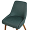 Beliani MELFORT - Dining room chair - Green - Polyester