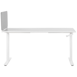 Beliani WALLY - Desk screen - Gray - 72 cm - Polyester