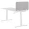 Beliani WALLY - Desk screen - Gray - 72 cm - Polyester
