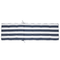 Beliani CESANA - Lounger - Light wood color - Navy blue/white - Acacia wood