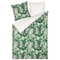 Beliani GREENWOOD - Bedding - Green - 155 x 220 cm - Cotton