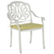 Beliani ANCONA - Garden chair set of 4 - White - Aluminum