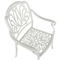Beliani ANCONA - Garden chair set of 4 - White - Aluminum