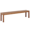 Beliani MONSANO - Garden bench - Light wood color - Eucalyptus wood