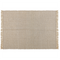 Beliani ADABAG - Short pile rug - Beige - 140 x 200 cm - Cotton