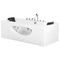 Beliani HAWES - Whirlpool with LED - White - 80 x 180 cm - Acrylic