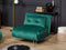 Beliani VESTFOLD - 1-seater sofa bed - Green - Velvet