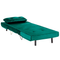 Beliani VESTFOLD - 1-seater sofa bed - Green - Velvet