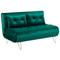 Beliani VESTFOLD - Sofa bed - Green - Velvet
