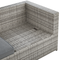Beliani SABBIA - Lounge set for 5 - Gray - PE rattan