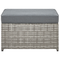 Beliani SABBIA - Lounge set for 5 - Gray - PE rattan