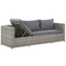 Beliani SABBIA - Lounge set for 5 - Gray - PE rattan