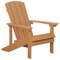 Beliani ADIRONDACK - Garden chair set of 2 - Light wood color - Artificial wood