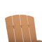 Beliani ADIRONDACK - Garden chair set of 2 - Light wood color - Artificial wood