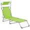 Beliani FOLIGNO - Beach chair - Green - Polyester