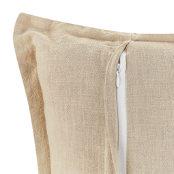 Beliani GUZMANIA - Decorative cushion set of 2 - Beige - 45 x 45 cm - Polyester