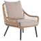Beliani LAURETO - Bistro set for 2 - Natural - PE rattan