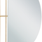 Beliani ATTIN - Wall mirror - Gold - Iron