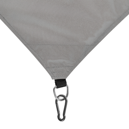 Beliani LUKKA - Shade cloth - Gray 300 cm - Polyester