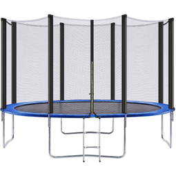 Beliani RISATA - Trampoline - Black - ⌀ 366 cm - Polypropylene